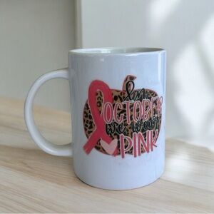 Breast cancer awareness mug